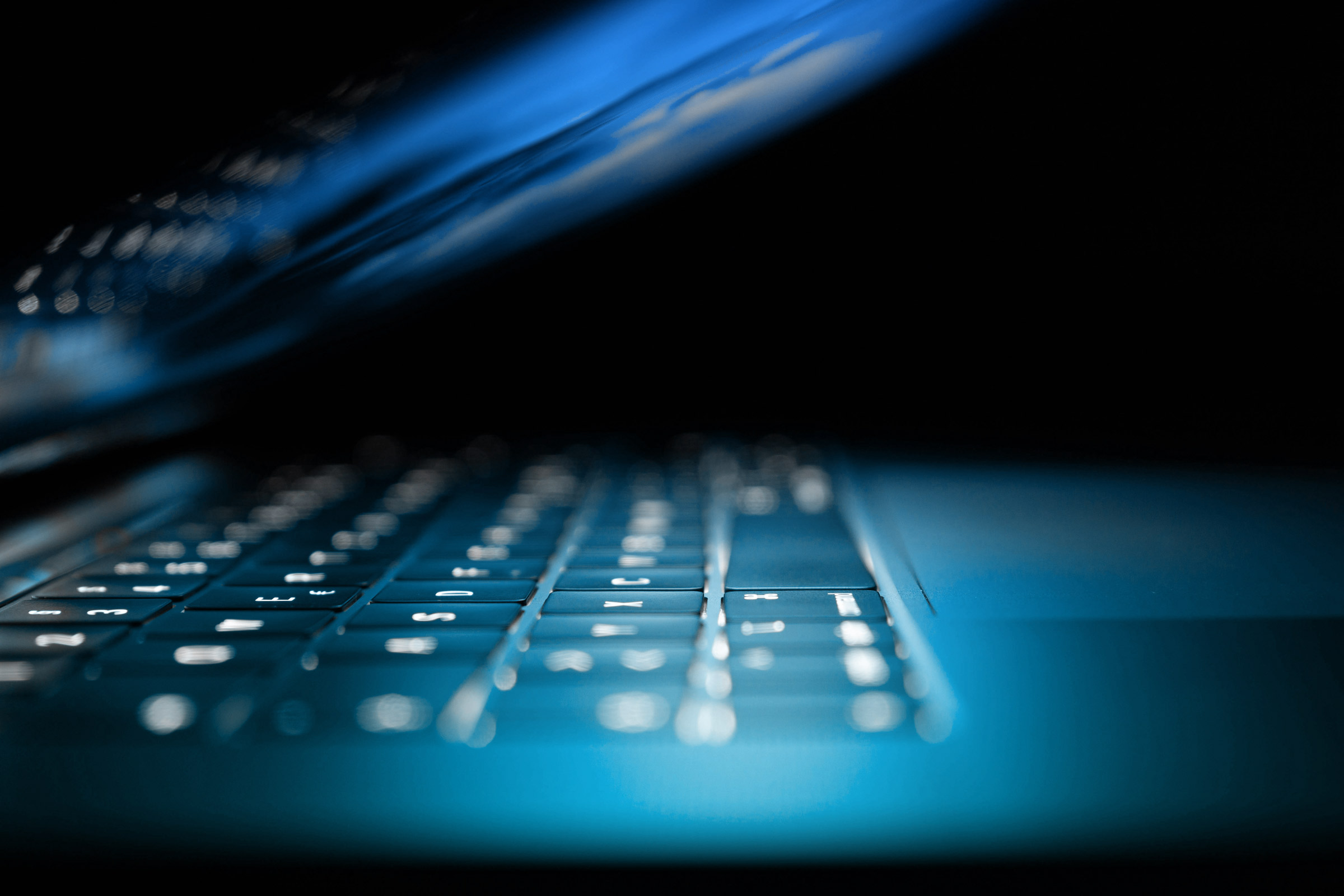 Slightly Ajar Laptop